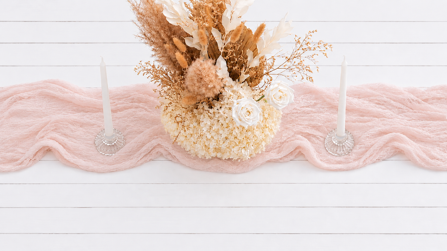 Blush Pink Table Runner - For Hire