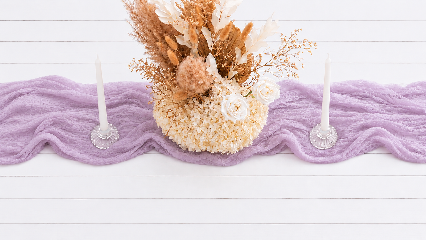 Purple Table Runner - For Hire