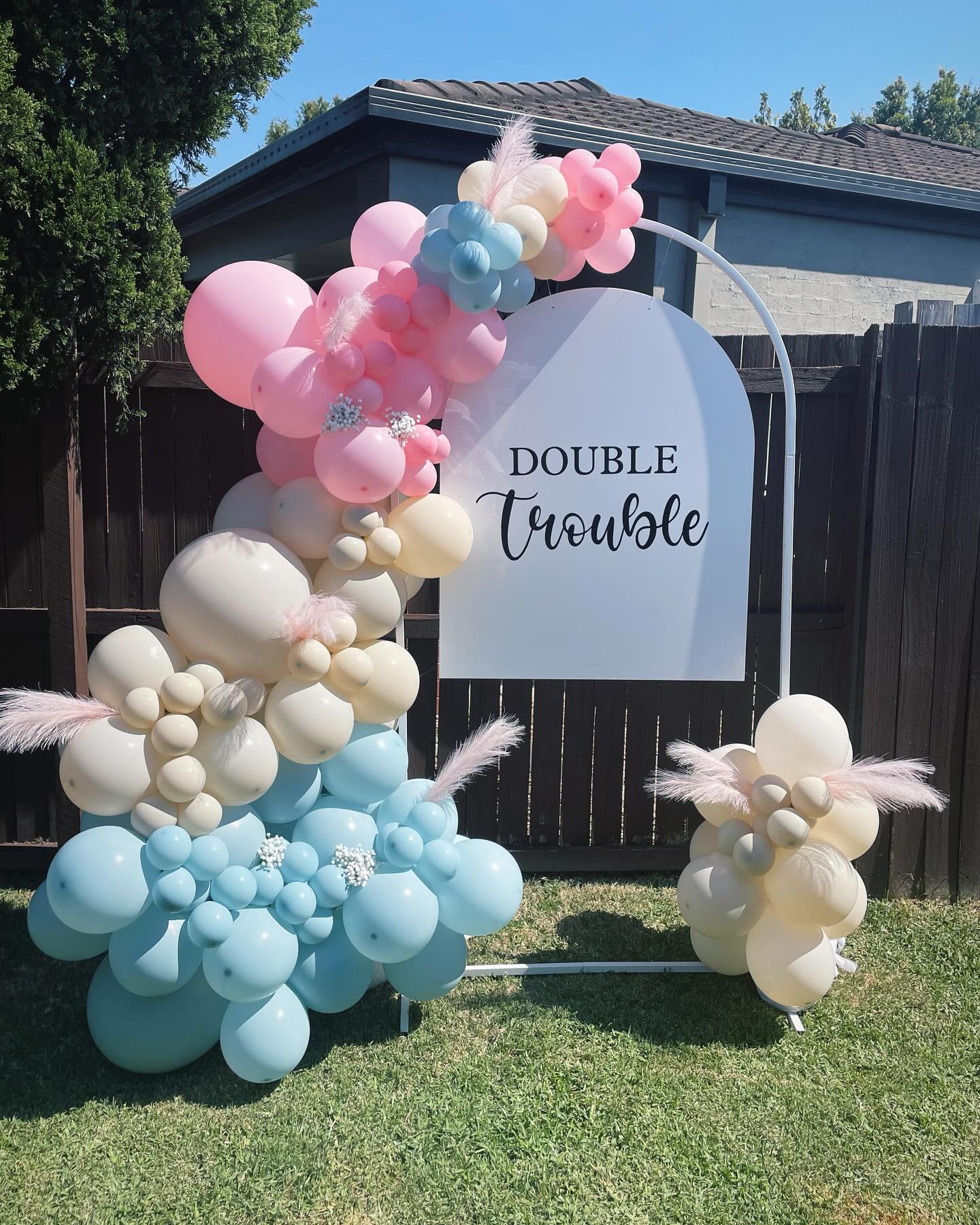 Balloon Arch Backdrop Package - For Hire [No Inflation - DIY]