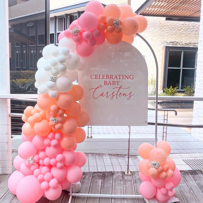 Balloon Arch Backdrop Package - For Hire [No Inflation - DIY]