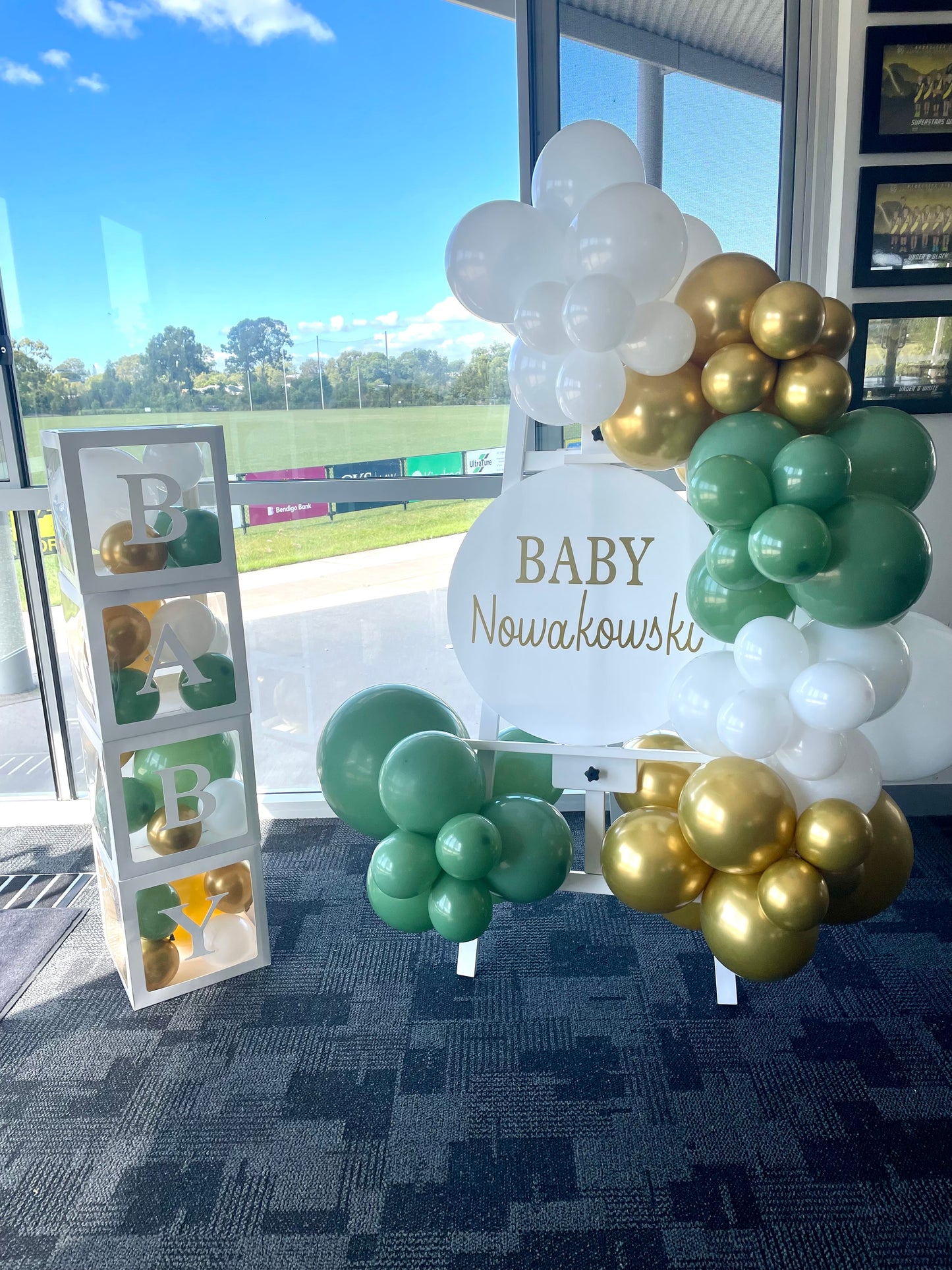 Balloon Easel Backdrop Package - For Hire [No Inflation - DIY]