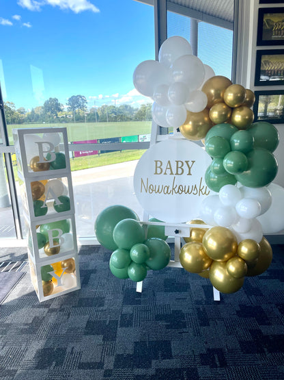 Balloon Easel Backdrop Package - For Hire [No Inflation - DIY]