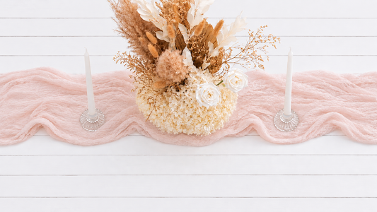 Blush Pink Table Runner - For Hire