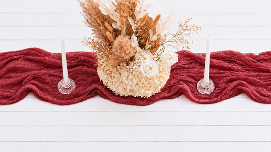 Red Table Runner - For Hire
