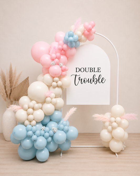 Balloon Arch Backdrop Package - For Hire [No Inflation - DIY]