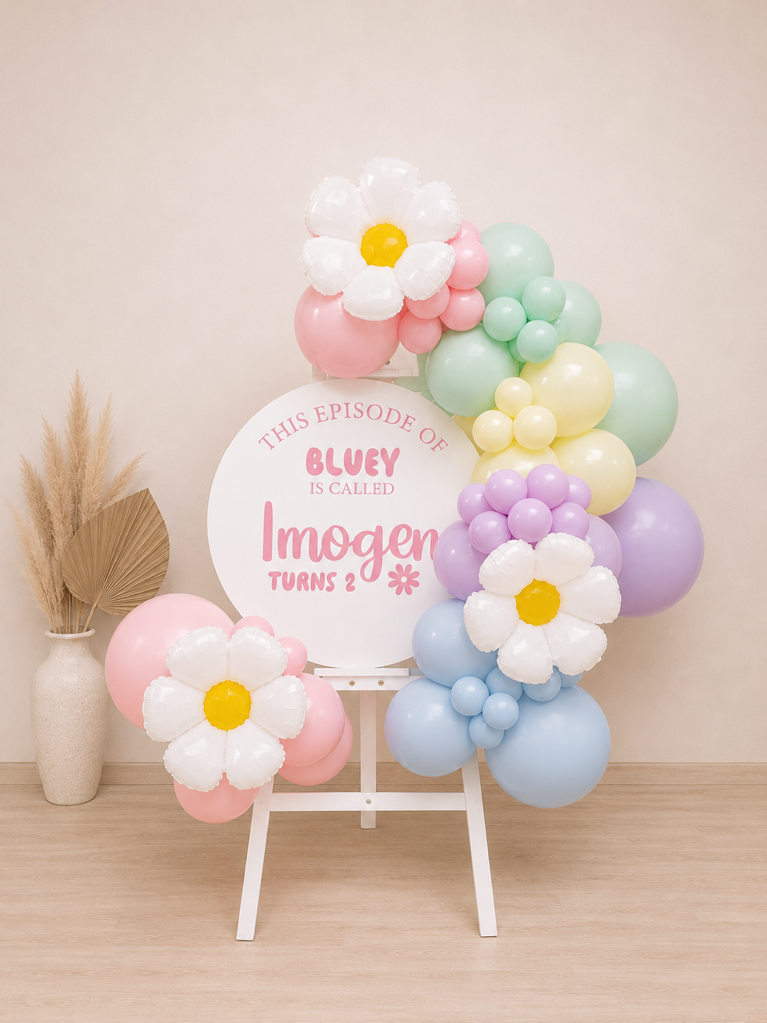 Balloon Easel Backdrop Package - For Hire [No Inflation - DIY]