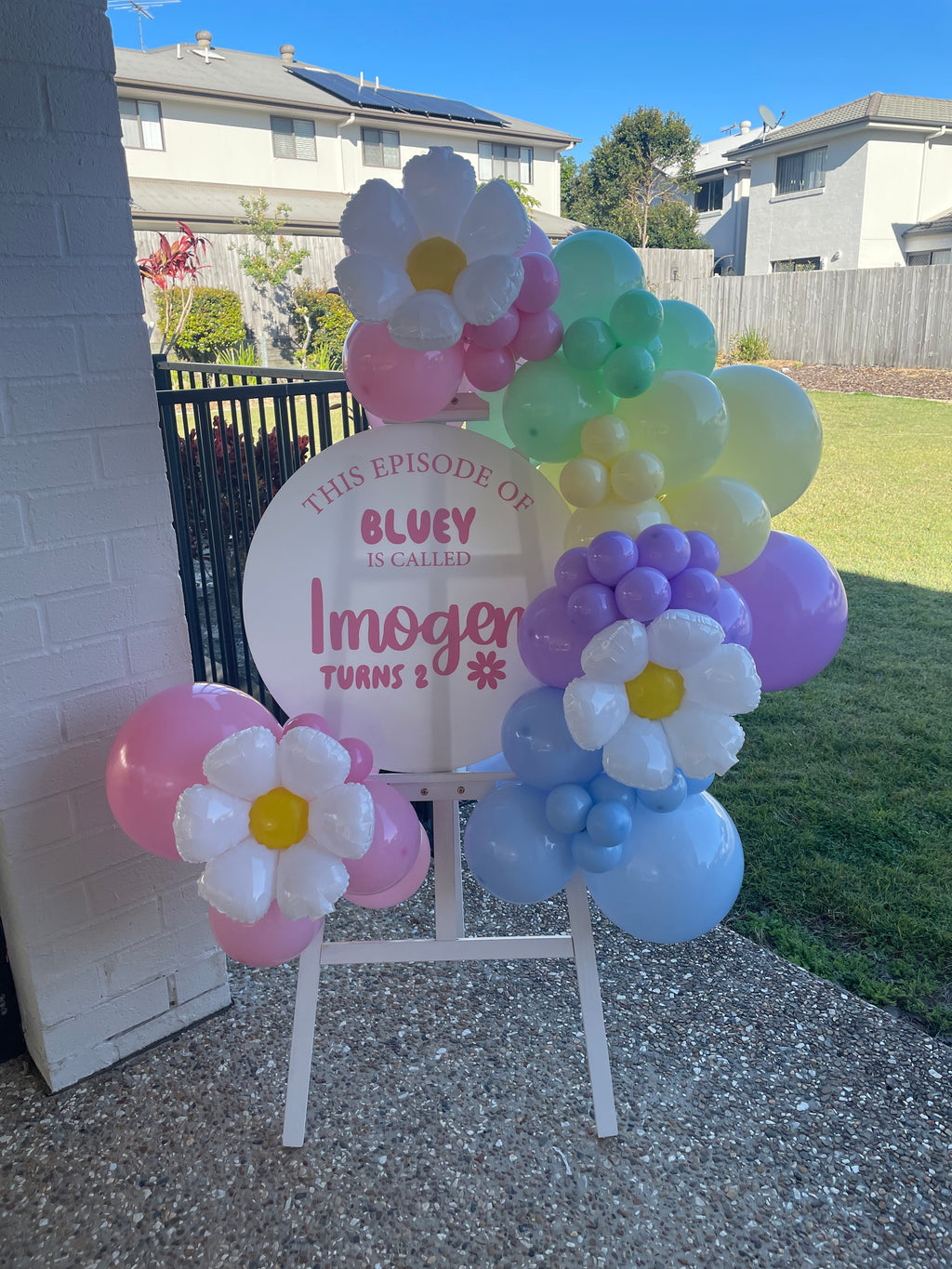 DIY Balloon Easel Package - For Hire (No Inflation)