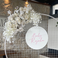 White Flower Arrangement x 130cm - For Hire