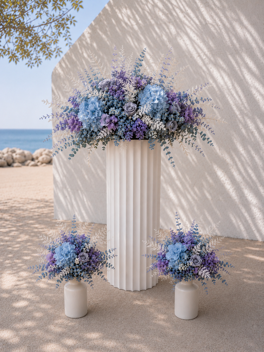 Winter Bloom Floral Arrangement Set - For Hire