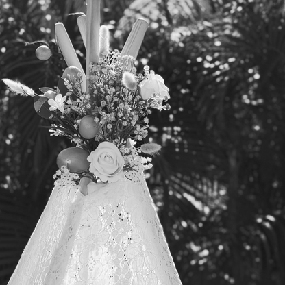 White Lace Teepee - For Hire